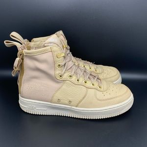 Nike SF Air Force‎ 1 Mid Mushroom Shoes Women’s Sz 8